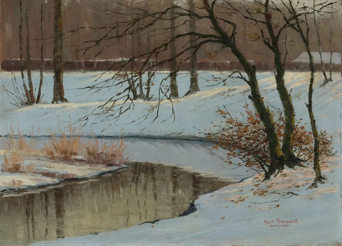 Sonniger Wintertag Wall Art by Karl Dussault - High-Resolution Digital Print
