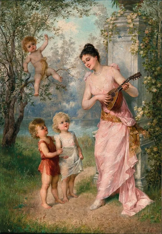 Sounds Of Spring Wall Art by Franz Lefler - High-Resolution Digital Print