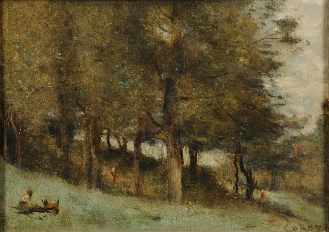 Sous Bois 10 Wall Art by Jean-Baptiste-Camille Corot - High-Resolution Digital Print
