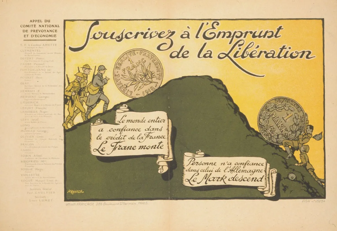 Souscrivez A Lemprunt De La Liberation 2 Wall Art by Édouard Bernard - High-Resolution Digital Print