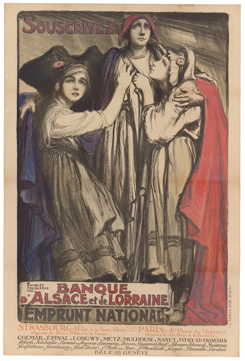 Souscrivez Banque Dalsace Et De Lorraine Emprunt National Wall Art by Charles Fouqueray - High-Resolution Digital Print