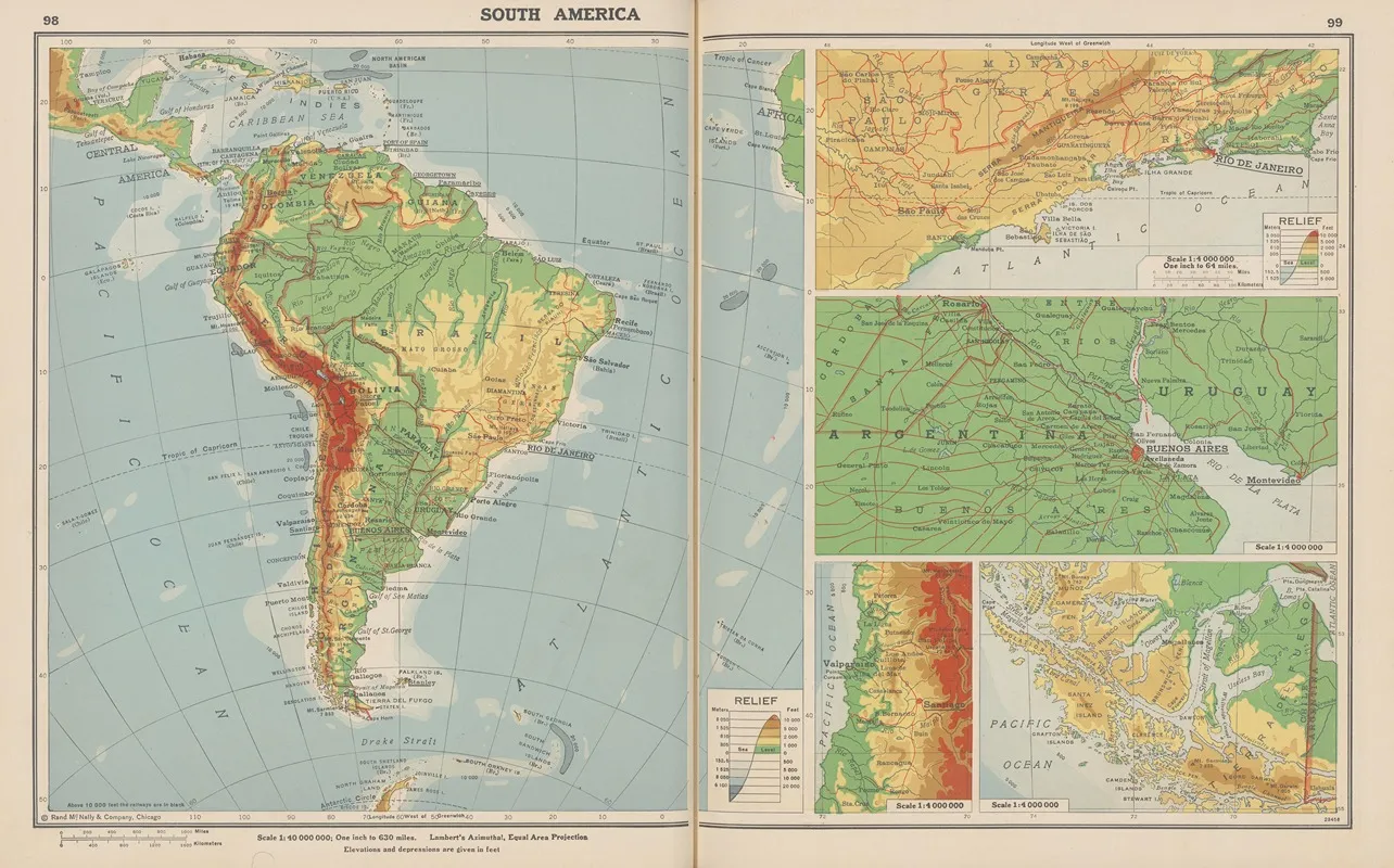 South America 2 Wall Art by John Paul Goode - High-Resolution Digital Print
