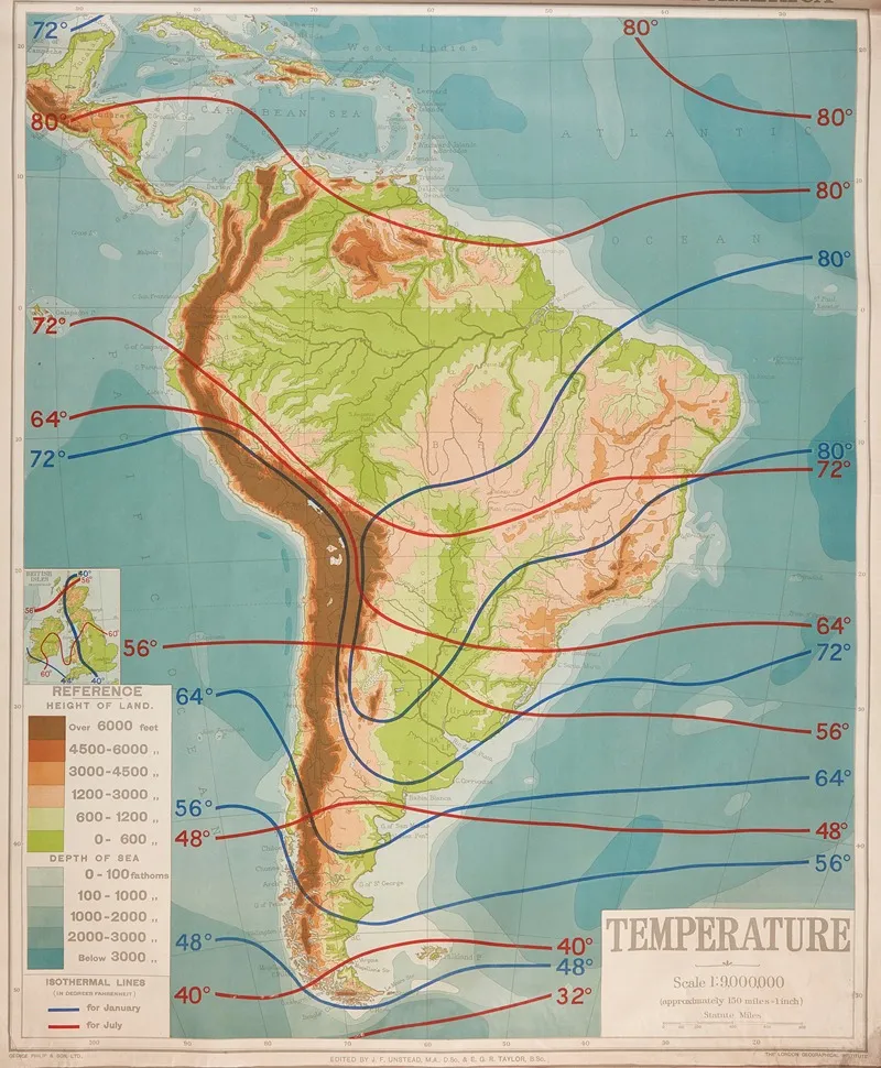 South America Temperature