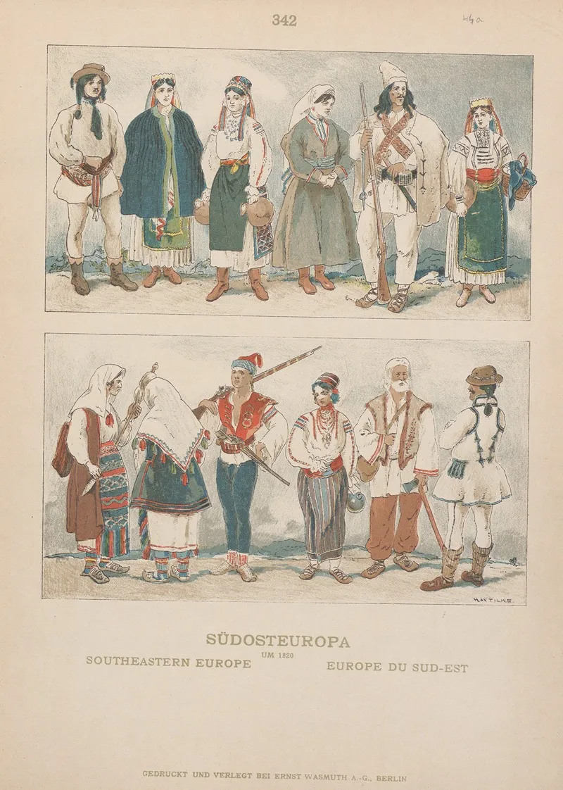 Southeastern Europe Wall Art by Adolf Rosenberg - High-Resolution Digital Print
