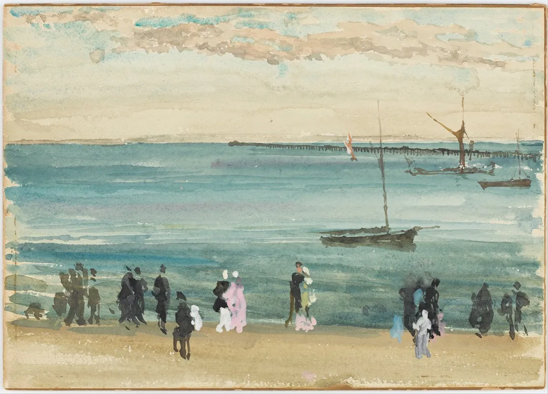Southend Pier Wall Art by James Abbott McNeill Whistler - High-Resolution Digital Print