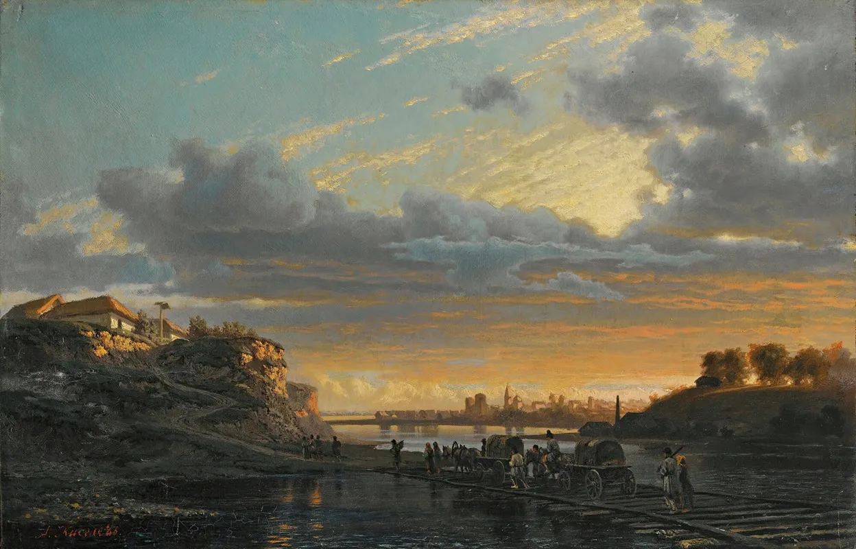 Southern Ukrainian Landscape Wall Art by Alexander Alexandrovich Kiselev - High-Resolution Digital Print