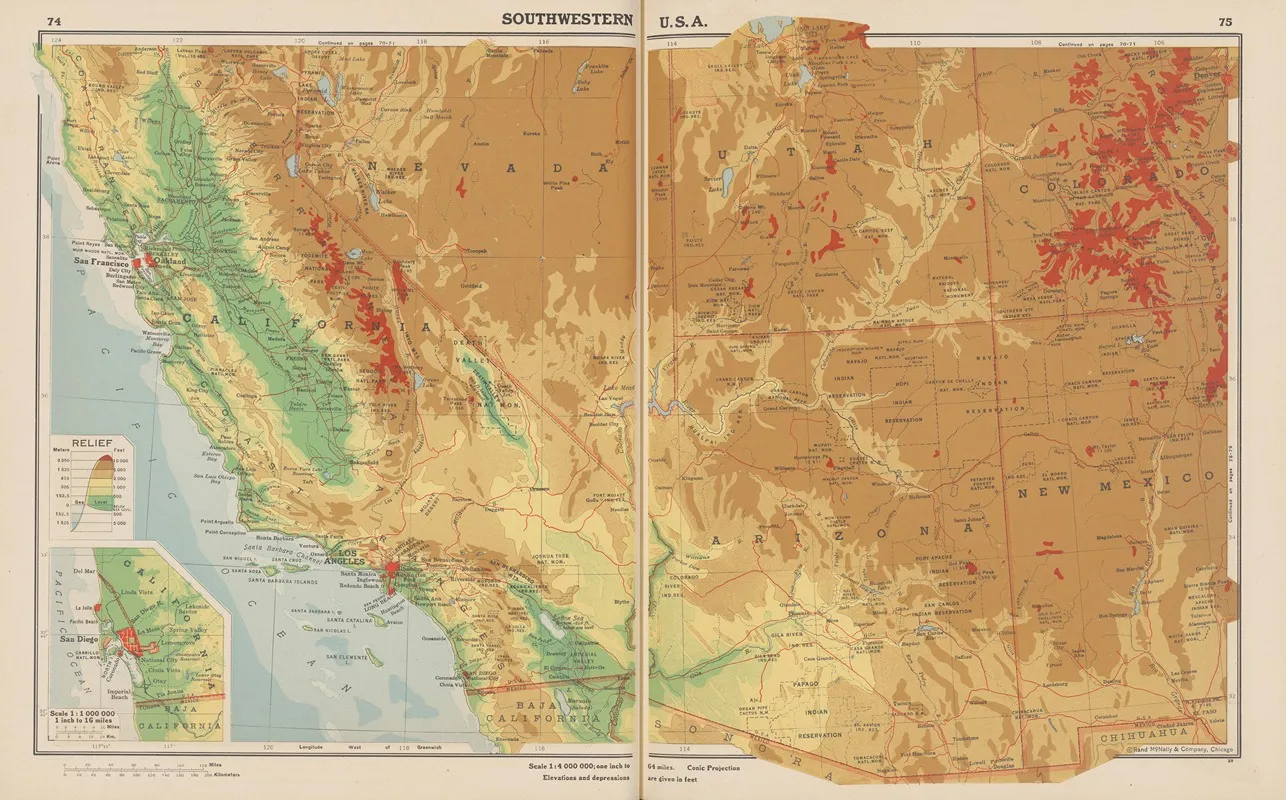 Southwestern U S A Wall Art by John Paul Goode - High-Resolution Digital Print