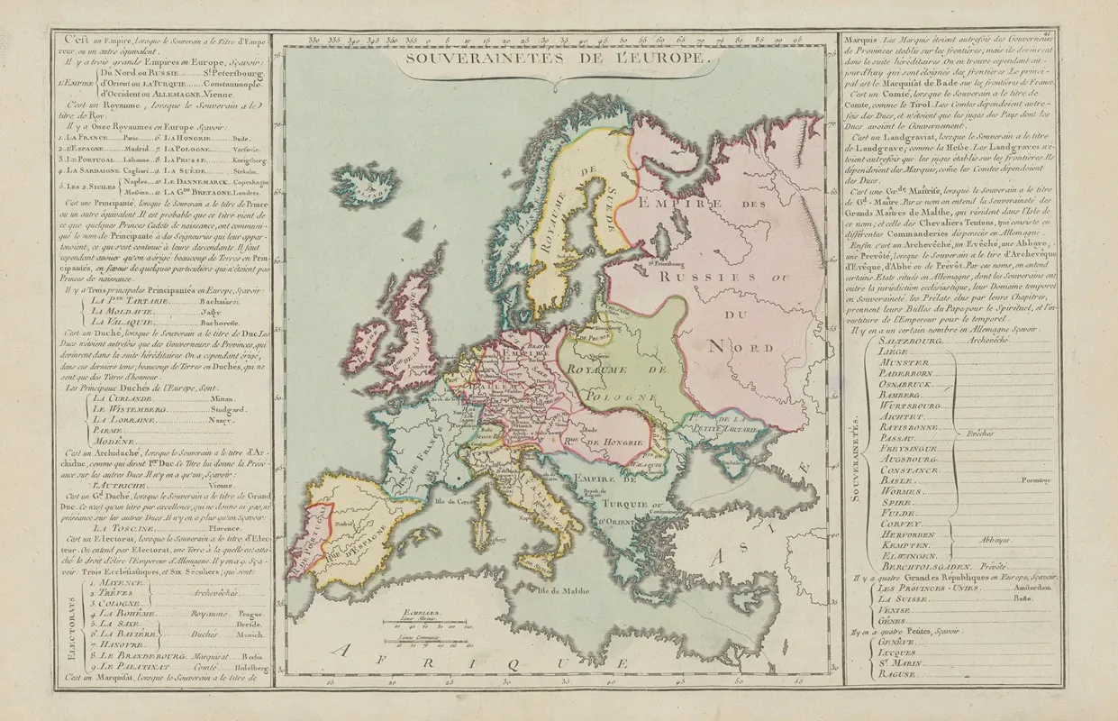 Souverainetes De Leurope Wall Art by Claude Buy de Mornas - High-Resolution Digital Print