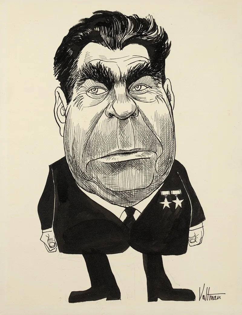 Soviet Leader Leonid Brezhnev