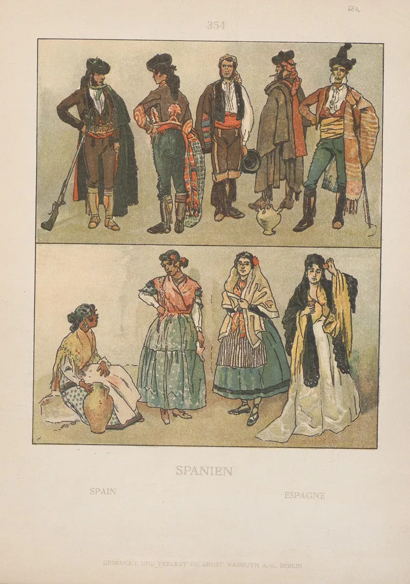 Spain 8 Wall Art by Adolf Rosenberg - High-Resolution Digital Print