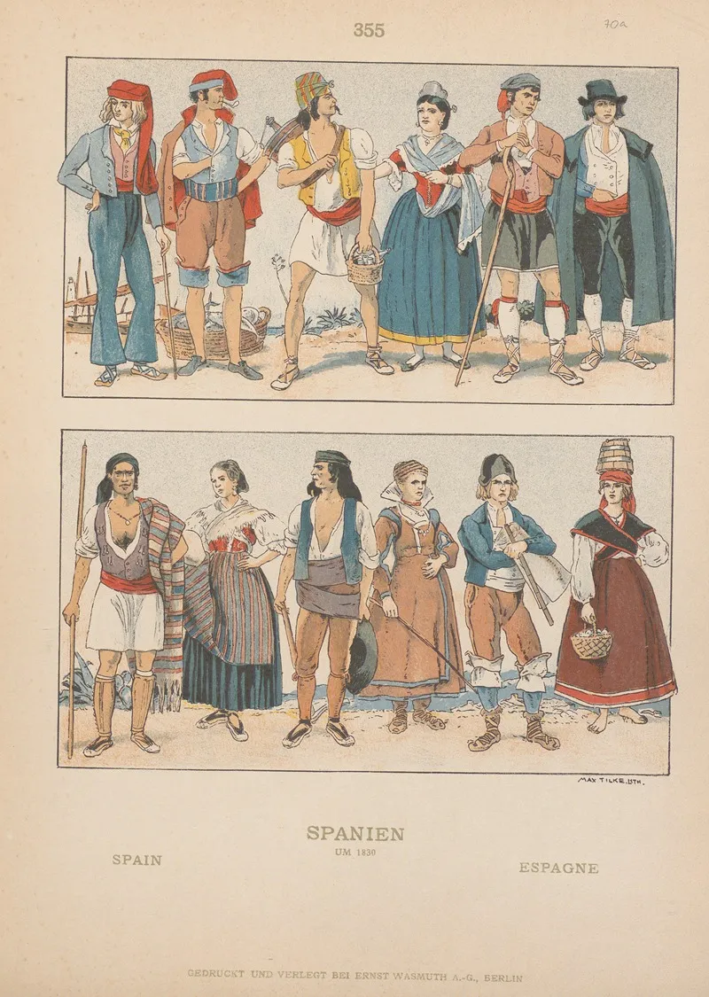Spain 9 Wall Art by Adolf Rosenberg - High-Resolution Digital Print