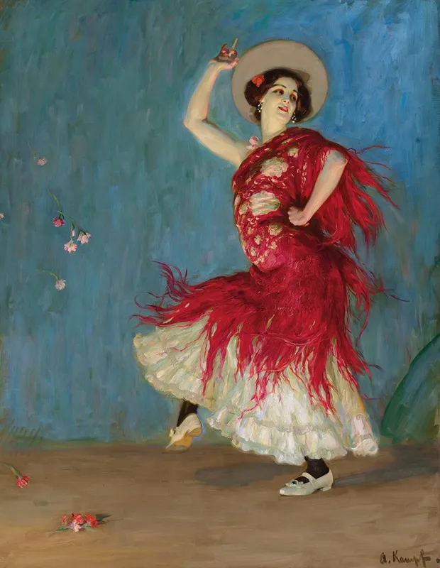 Spanische Tanzerin Wall Art by Arthur Kampf - High-Resolution Digital Print