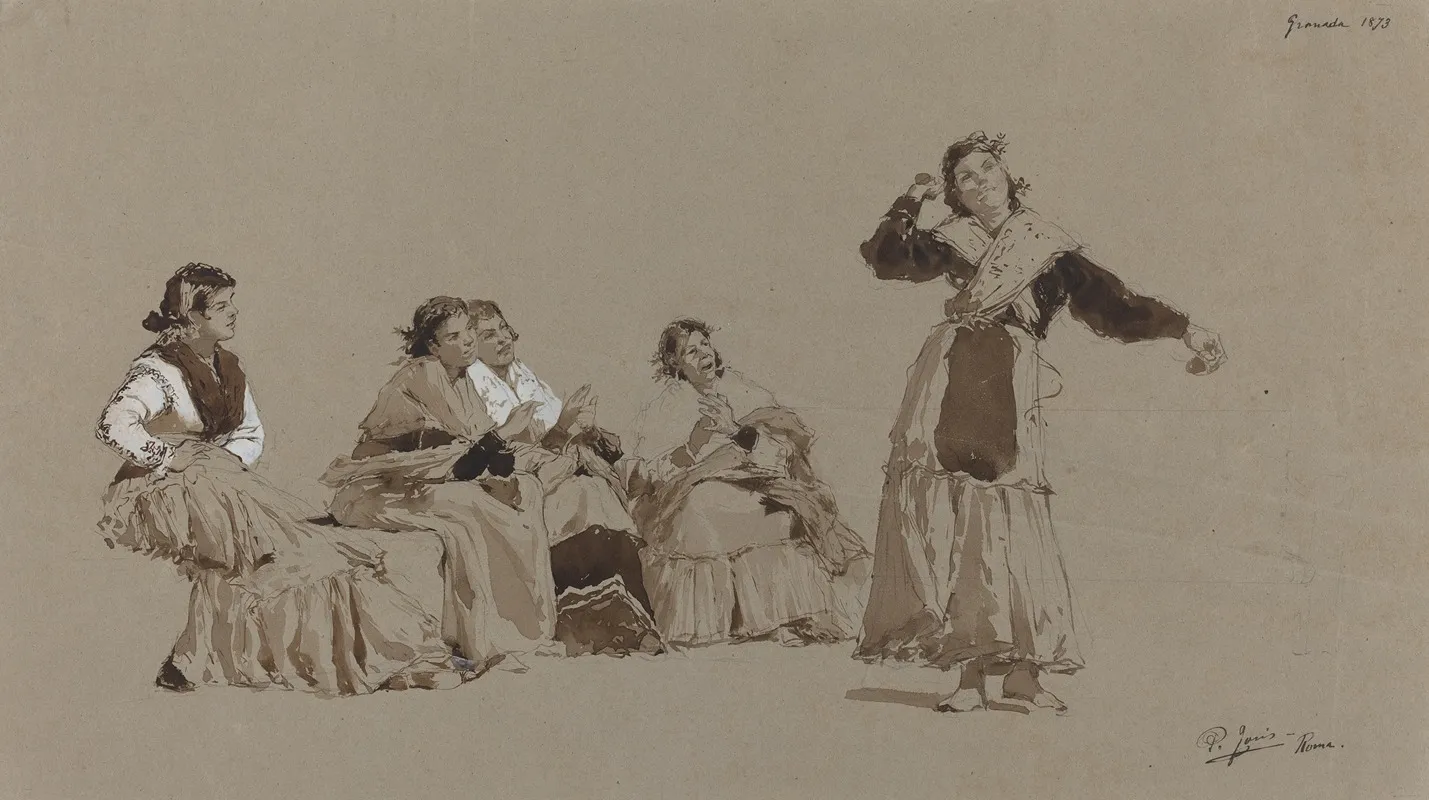 Spanish Dancers 2 Wall Art by Pio Joris - High-Resolution Digital Print