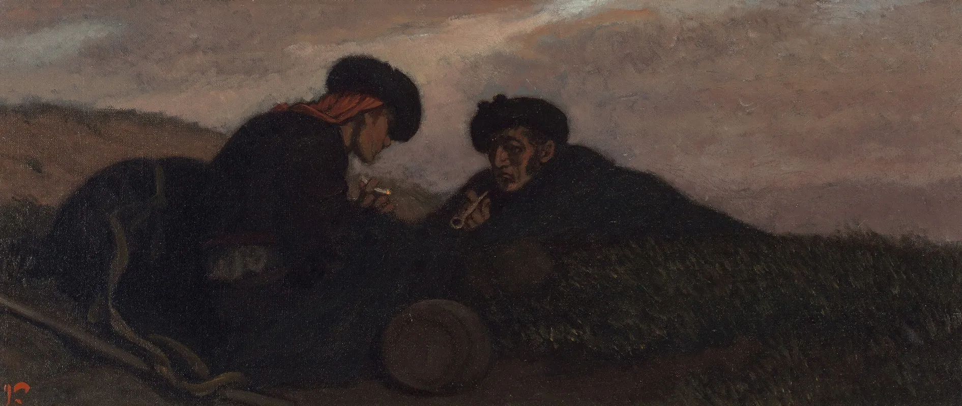 Spanish Wine Smugglers Wall Art by Elihu Vedder - High-Resolution Digital Print