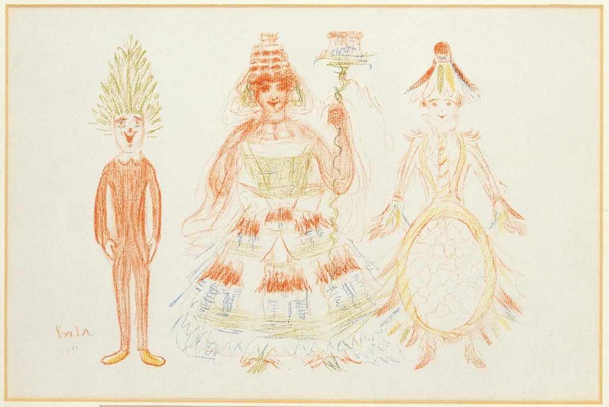 Spar Huisje Uit Neurenberg Racket Wall Art by James Ensor - High-Resolution Digital Print