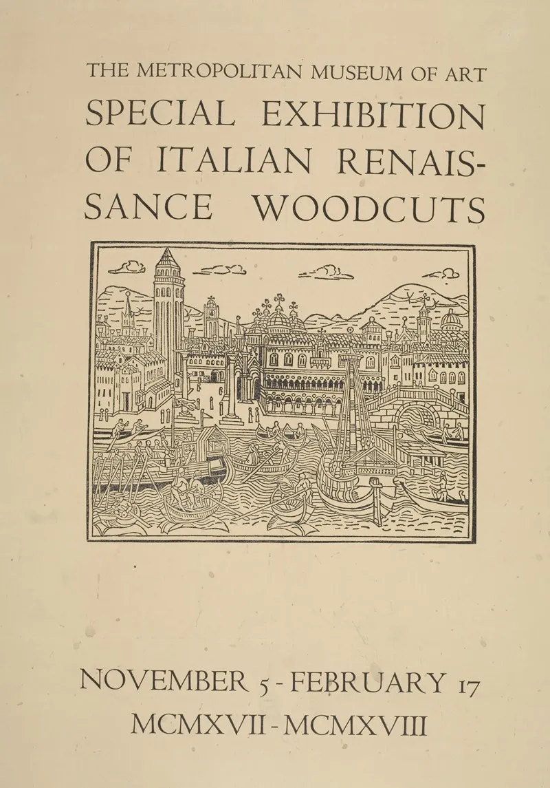 Special Exhibition Of Italian Renaissance Woodcuts Wall Art by Anonymous - High-Resolution Digital Print