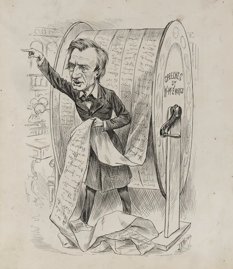 Speeches By W M Evarts Wall Art by James Albert Wales - High-Resolution Digital Print
