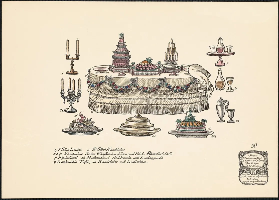 Speisetisch Und Leuchter