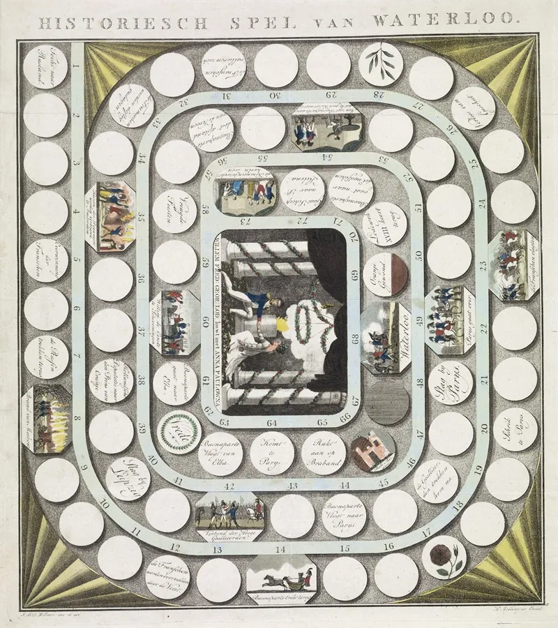 Spel Van Waterloo 1815 Wall Art by J.B.D. Wibmer - High-Resolution Digital Print