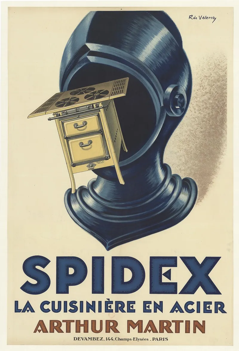 Spidex La Cuisiniere En Acier Arthur Martin Wall Art by Roger de Valerio - High-Resolution Digital Print