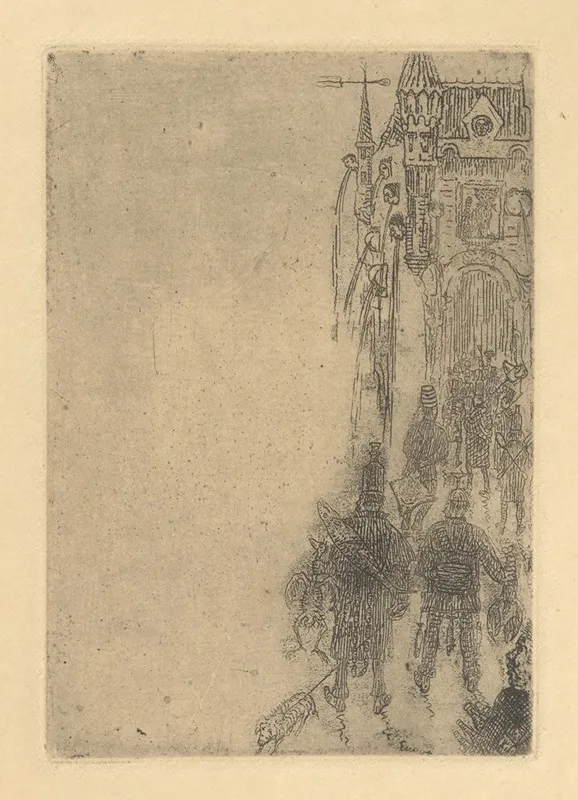 Spijskaart Voor Charles Vos 2 Wall Art by James Ensor - High-Resolution Digital Print