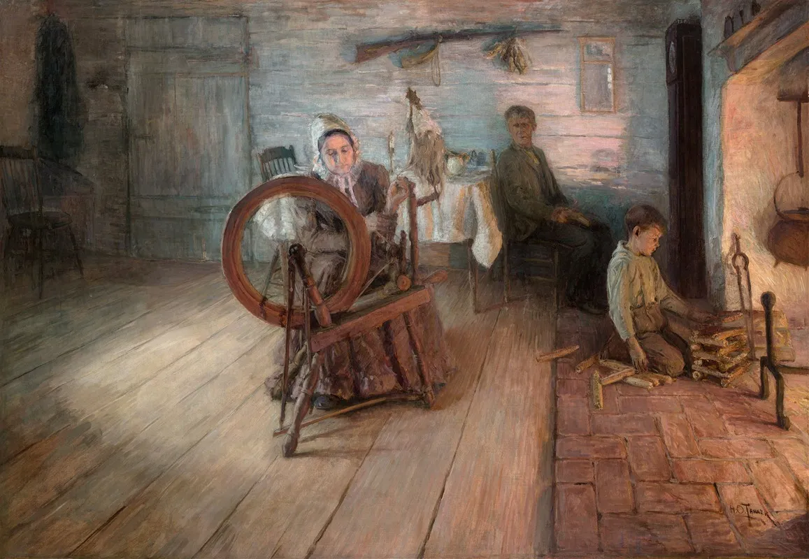 Spinning By Firelight The Boyhood Of George Washington Gray
