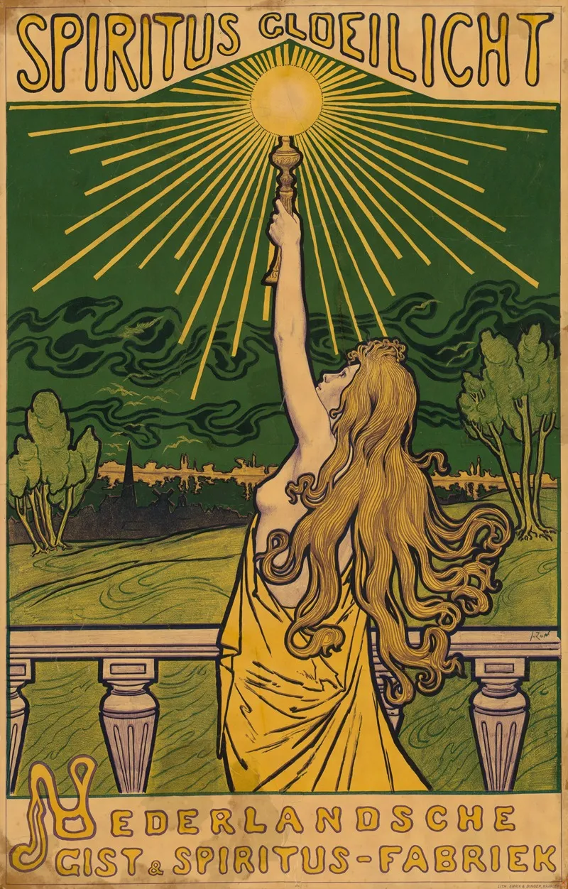Spiritus Gloeilicht Wall Art by Jacques Zon - High-Resolution Digital Print
