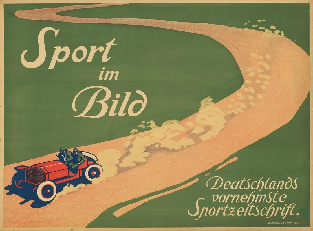 Sport Im Bild Deutschlands Vornehmste Sportzeitschrift Wall Art by Hollerbaum & Schmidt - High-Resolution Digital Print