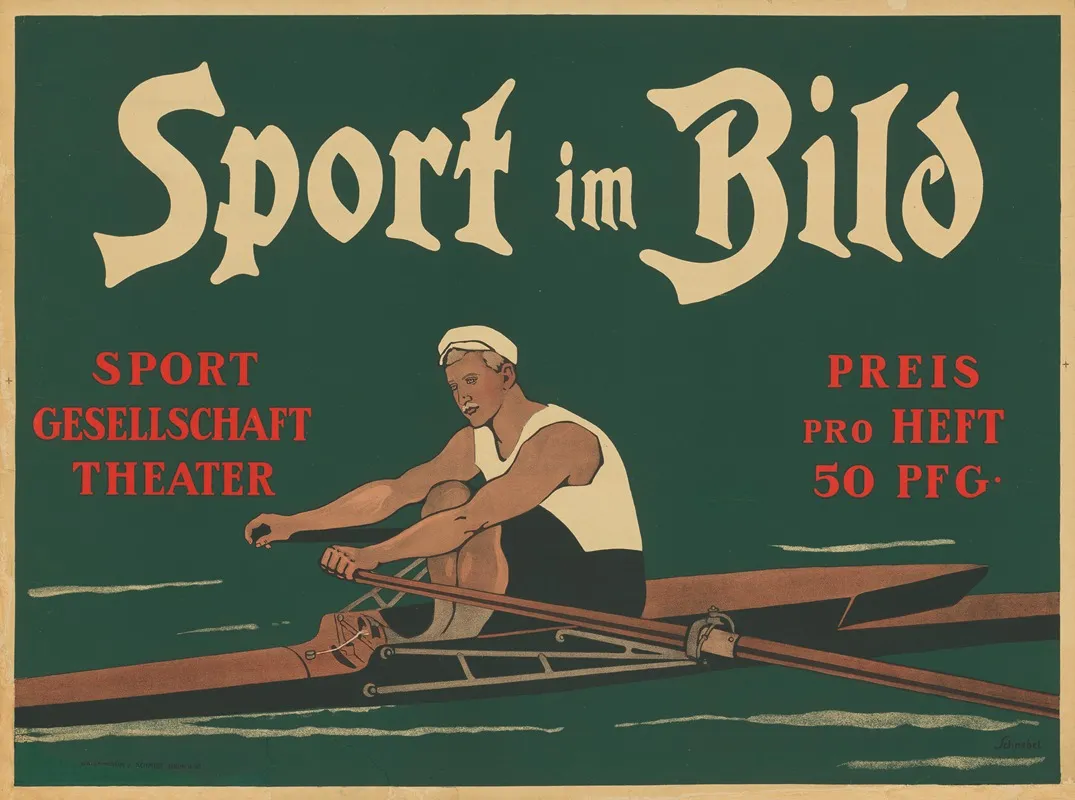 Sport Im Bild Sport Gesellschaft Theater 2 Wall Art by Karl Schnebel - High-Resolution Digital Print