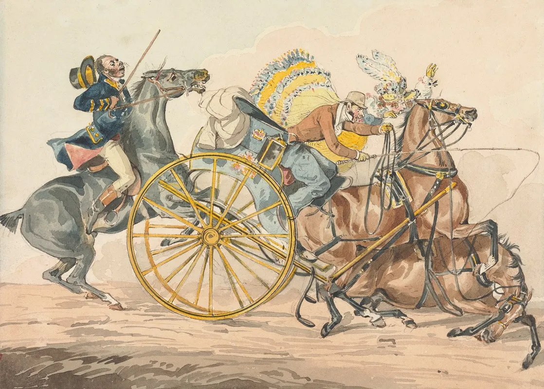 Sporting Discoveries Or The Miseries Of Driving You Discover A New Way Of Bringing Your Equipage Into A Small Compass