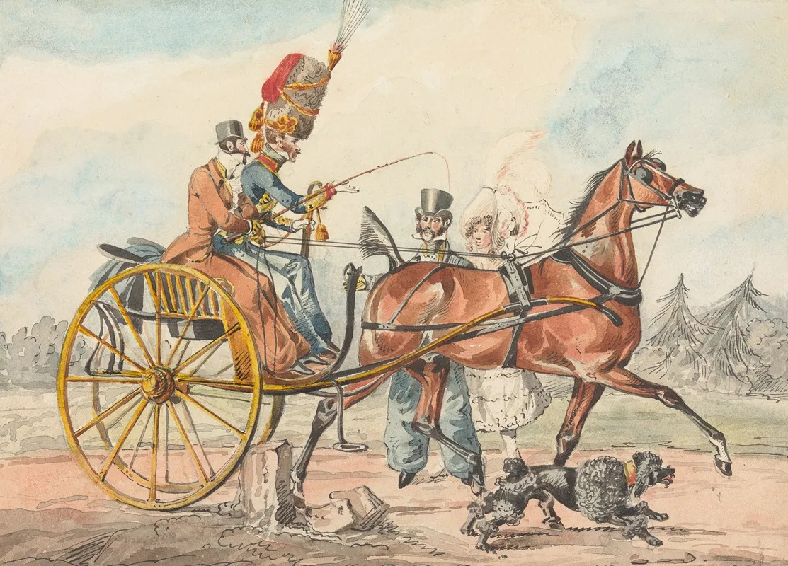 Sporting Discoveries Or The Miseries Of Driving You Discover You Have Overlooked A Small Post On You Whip Hand