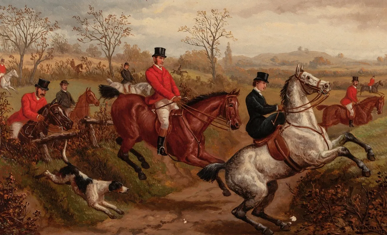 Sporting Scene 2 Wall Art by Edward Benjamin Herberte - High-Resolution Digital Print