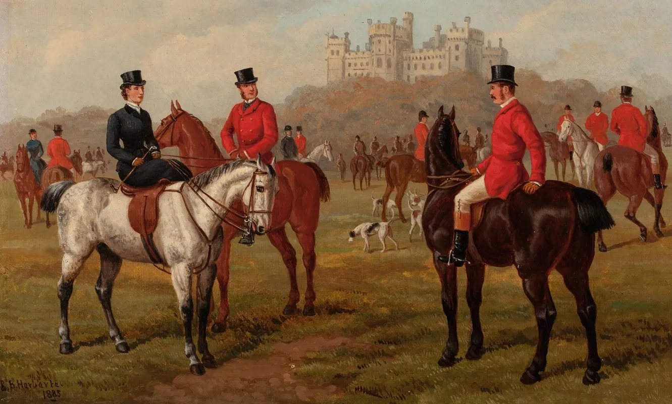 Sporting Scene 4 Wall Art by Edward Benjamin Herberte - High-Resolution Digital Print