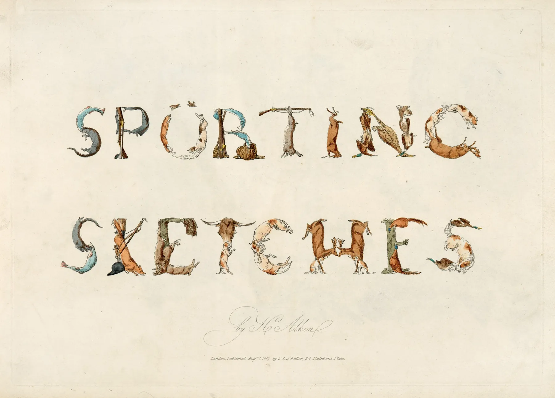 Sporting Sketches Title Page