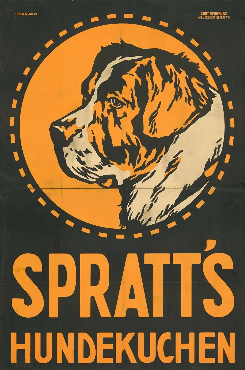 Spratts Hundekuchen Wall Art by Hans Lindenstaedt - High-Resolution Digital Print