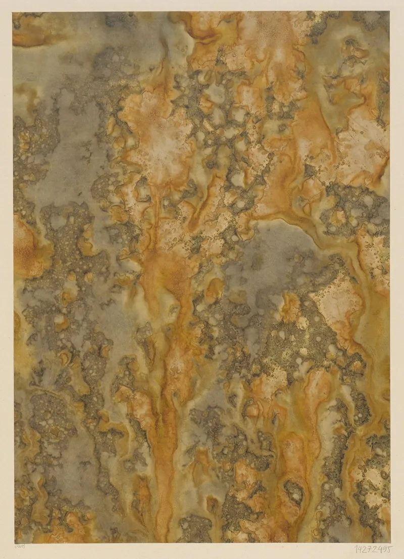 Sprenkelpapier Mit Rieselspuren 2