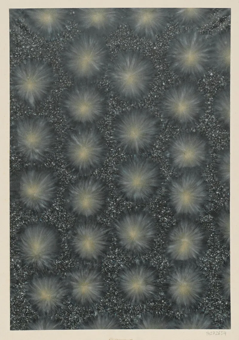 Sprenkelpapier Mit Sonnenahnlichen Motiven