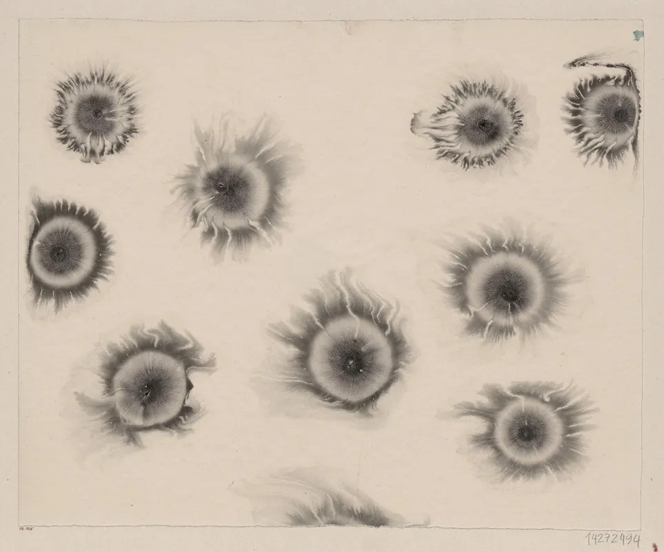 Sprenkelpapier Mit Sonnenmarmormotiven