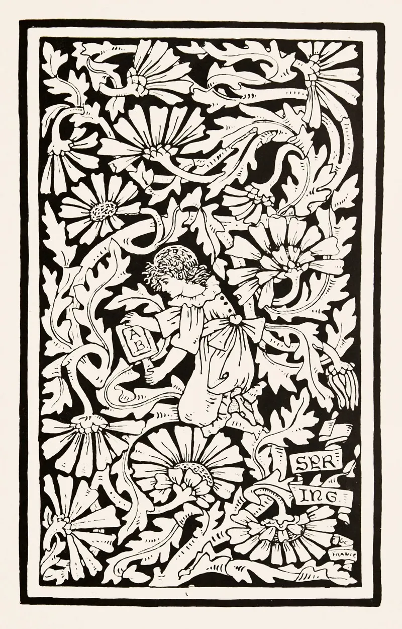 Spring 10 Wall Art by Georgie Cave France - High-Resolution Digital Print