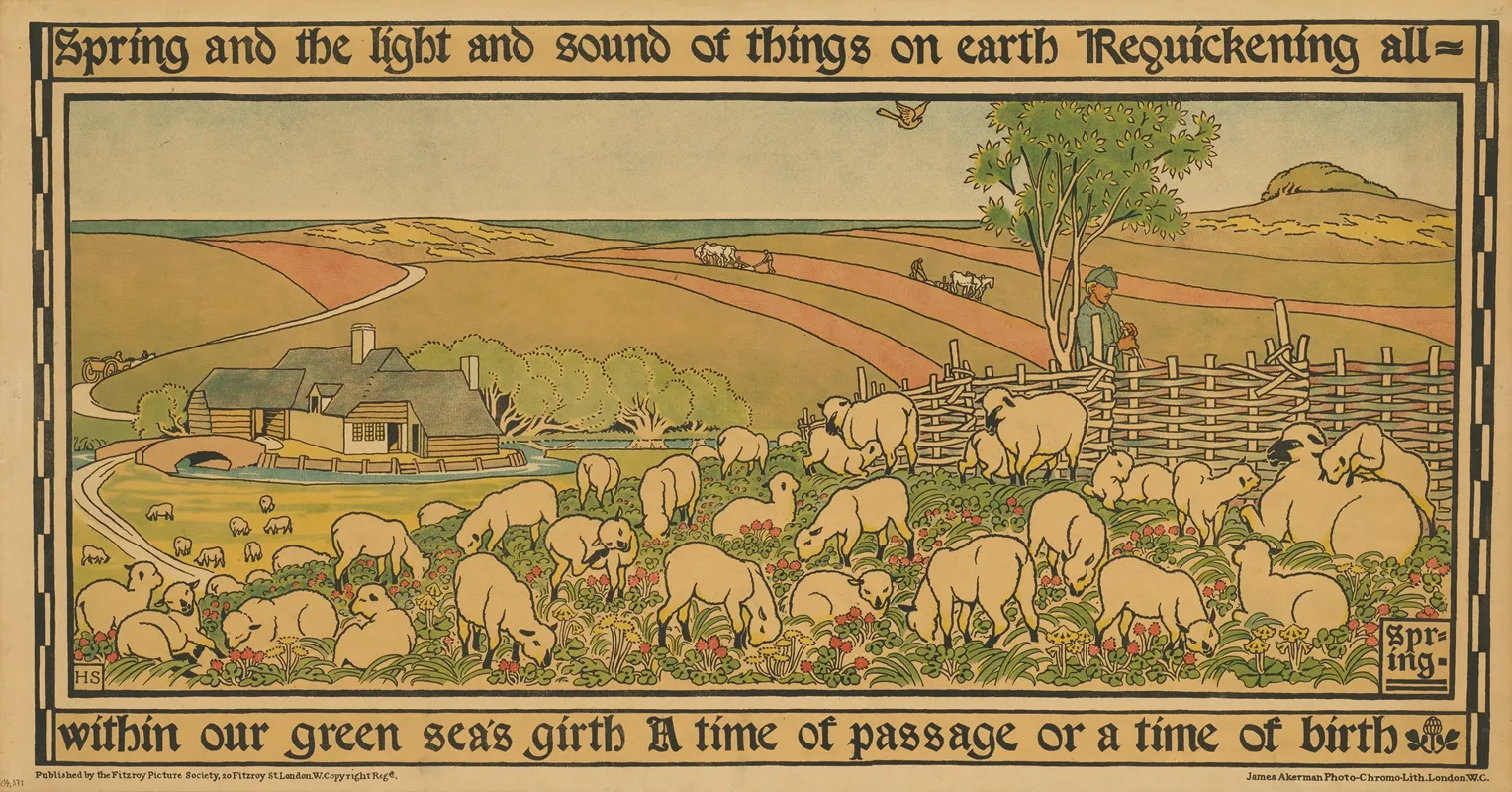 Spring 67 Wall Art by George Heywood Maunoir Sumner - High-Resolution Digital Print