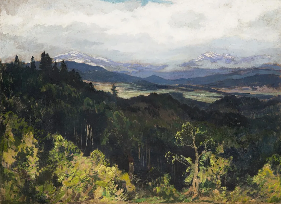 Spring In The Foothills Wall Art by Gustav Macoun - High-Resolution Digital Print