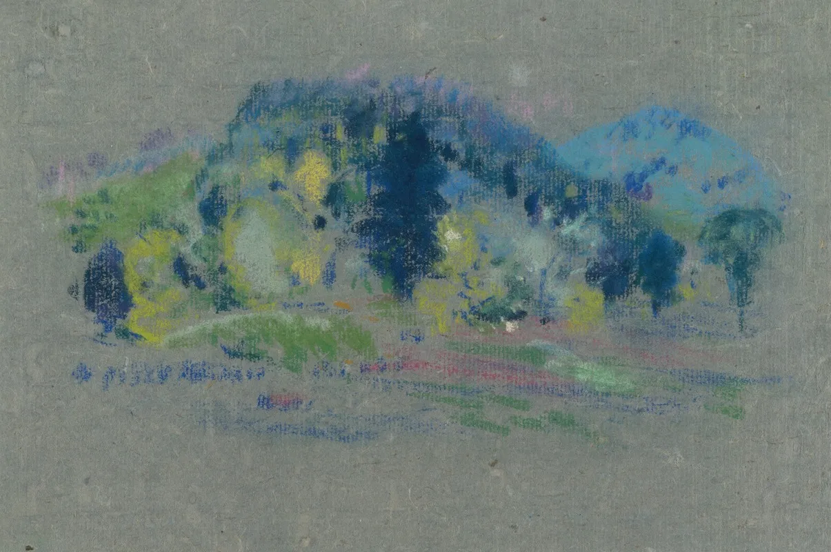 Spring Landscape 20 Wall Art by Arthur Bowen Davies - High-Resolution Digital Print