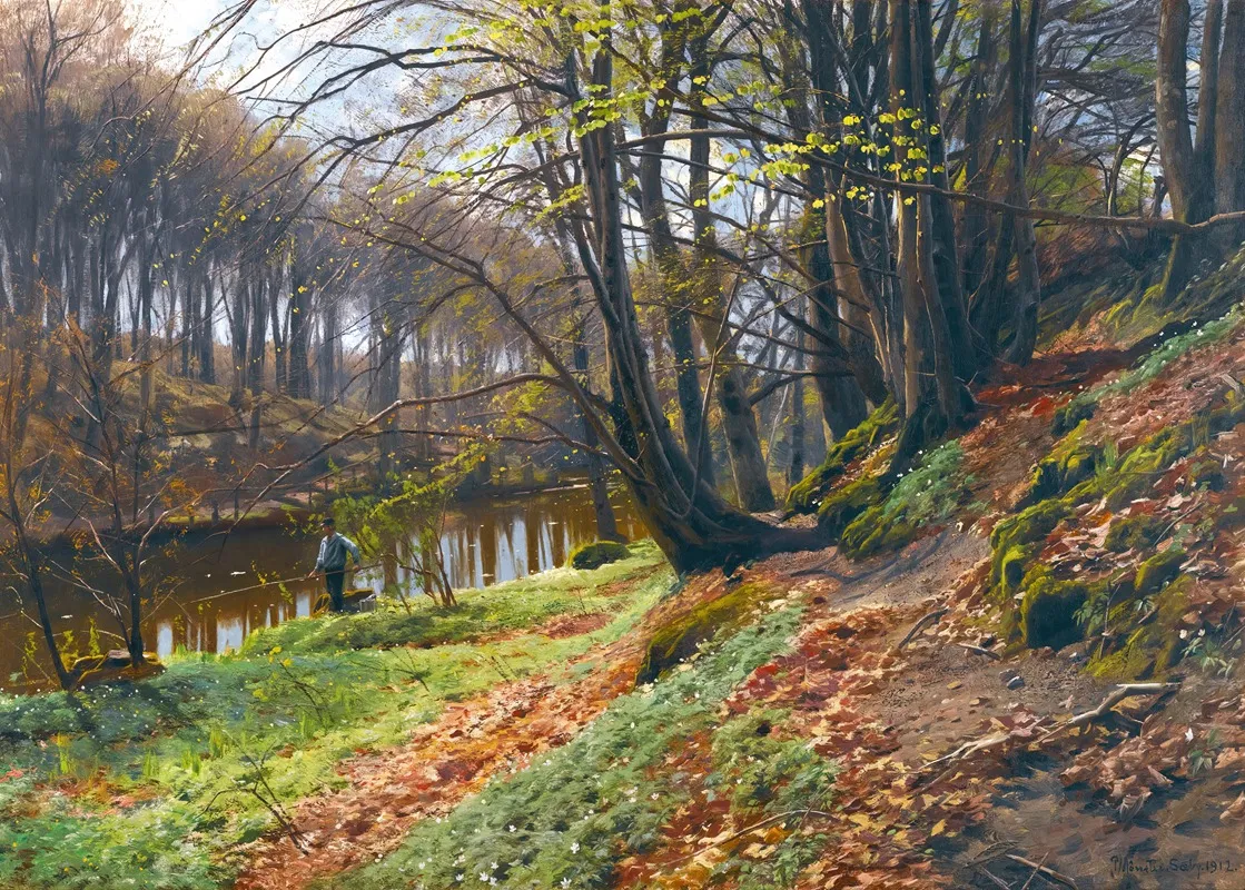 Spring Landscape At Soby