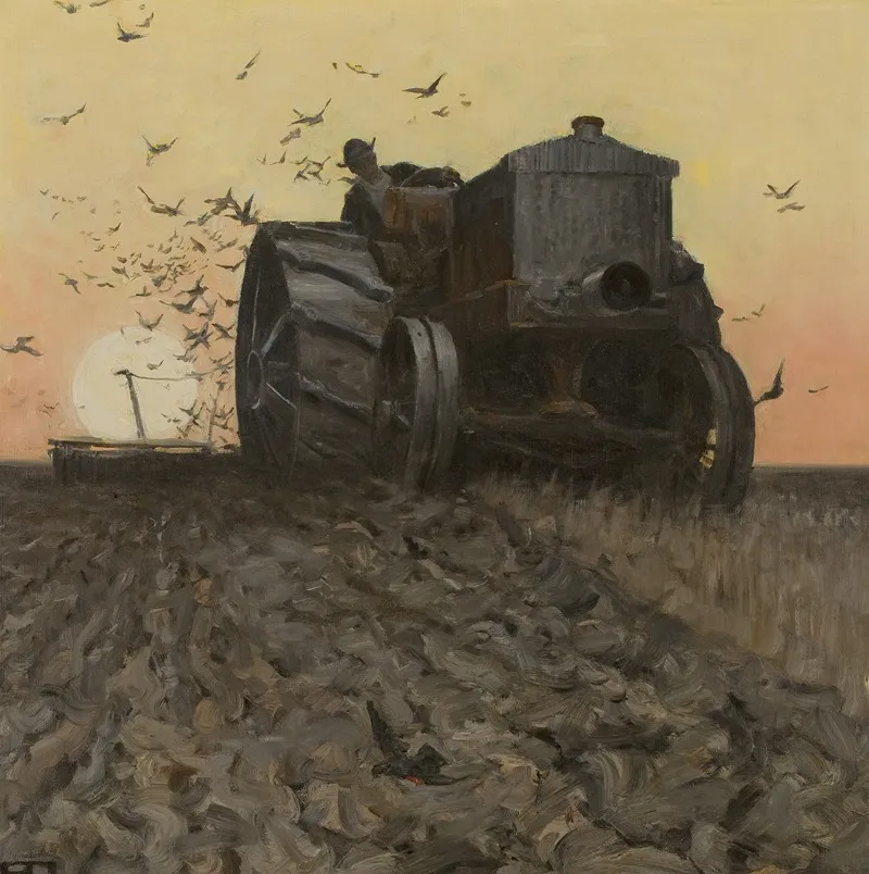 Spring Planting Wall Art by Harvey T. Dunn - High-Resolution Digital Print