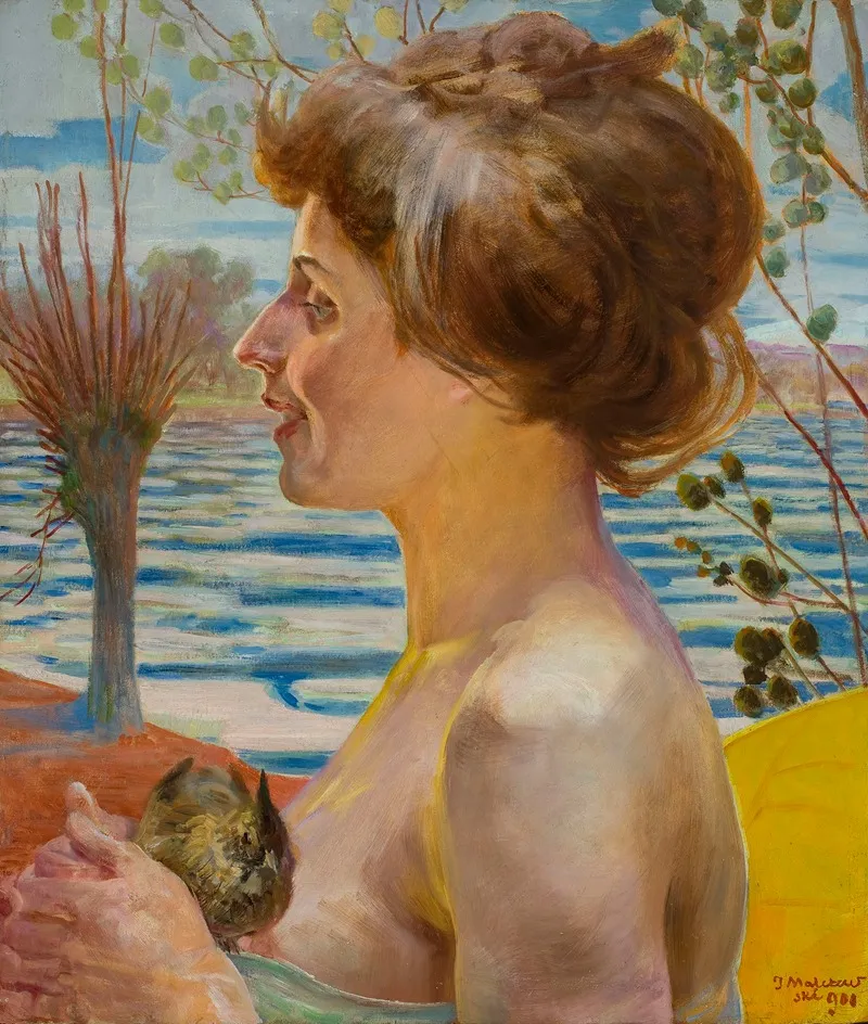 Springtime 10 Wall Art by Jacek Malczewski - High-Resolution Digital Print