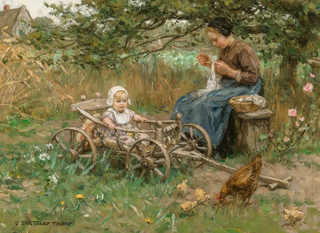 Springtime 20 Wall Art by Johann Zoetelief Tromp - High-Resolution Digital Print