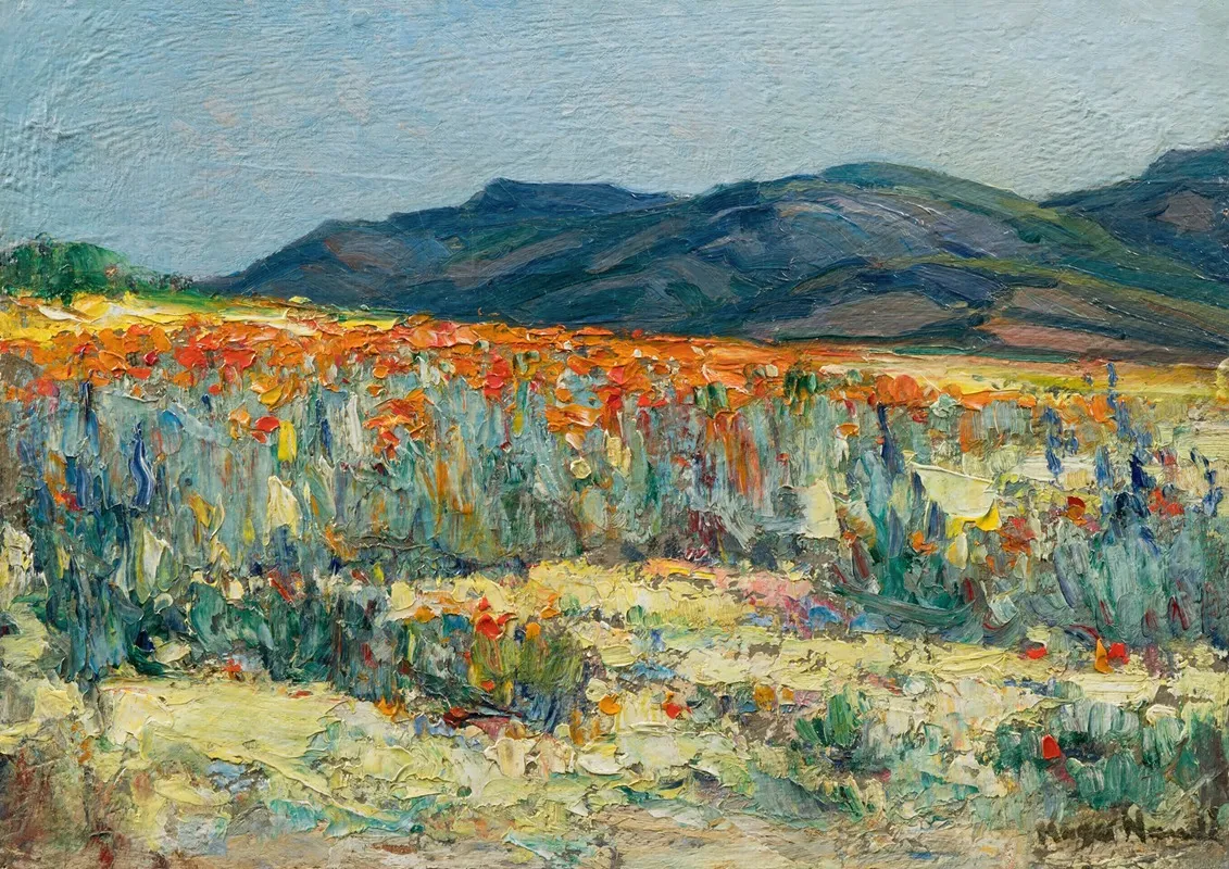 Springtime Namaqualand Wall Art by Pieter Hugo Naude - High-Resolution Digital Print