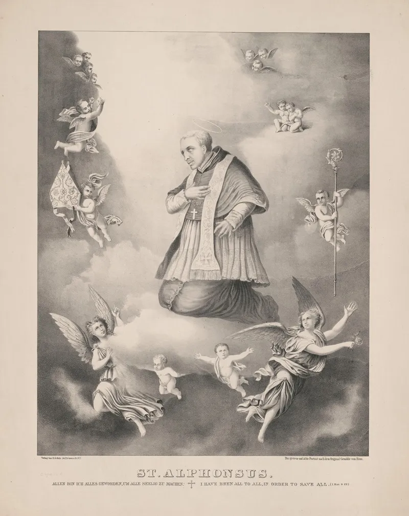 St Alphonsus Wall Art by Henry Jerome Schile - High-Resolution Digital Print