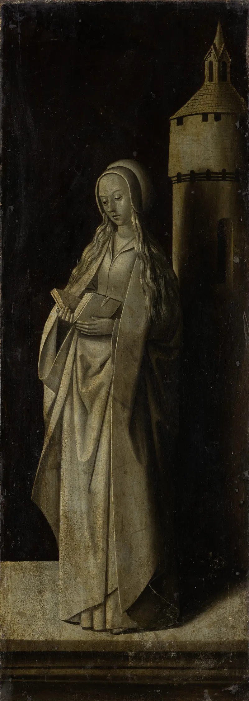 St Barbara 3 Wall Art by Master of the Morrison Triptych - High-Resolution Digital Print