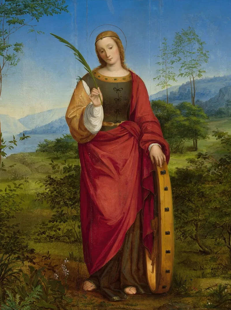 St Catherine Of Alexandria 4 Wall Art by Julie Mihes - High-Resolution Digital Print